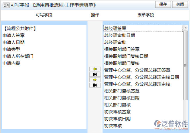 工作流程【表單控件】的原理分析