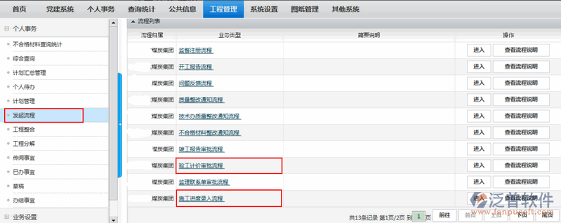 驗(yàn)工計(jì)價(jià)流程管理