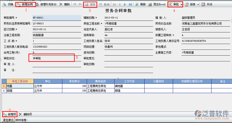 勞務合同審批介紹