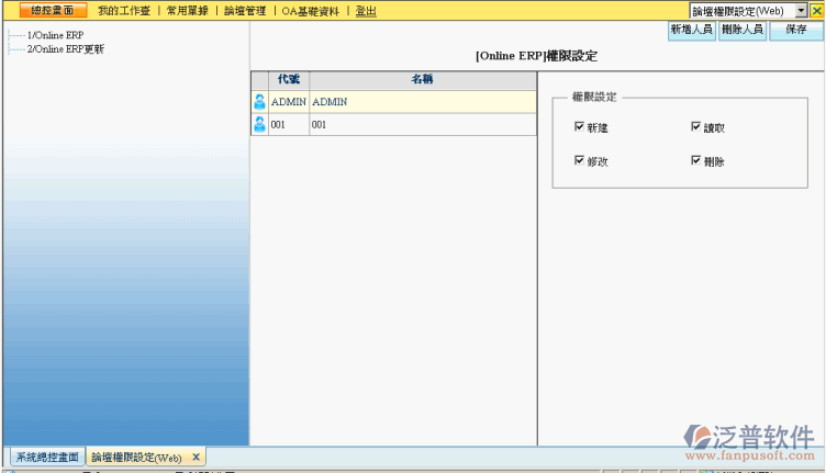 論壇權限管理設定