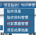項目付款票據(jù)進行管理