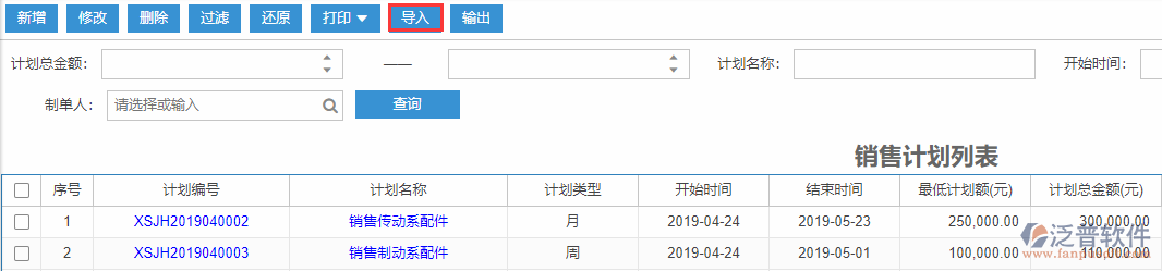 銷售計劃導(dǎo)入