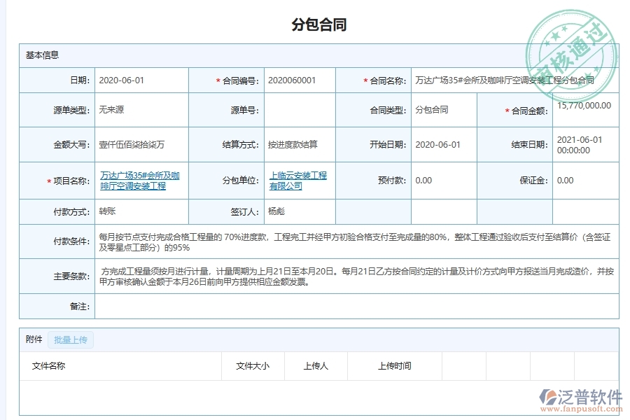 安裝工程企業(yè)管理系統(tǒng)如何有效提高分包管理中的合同管理