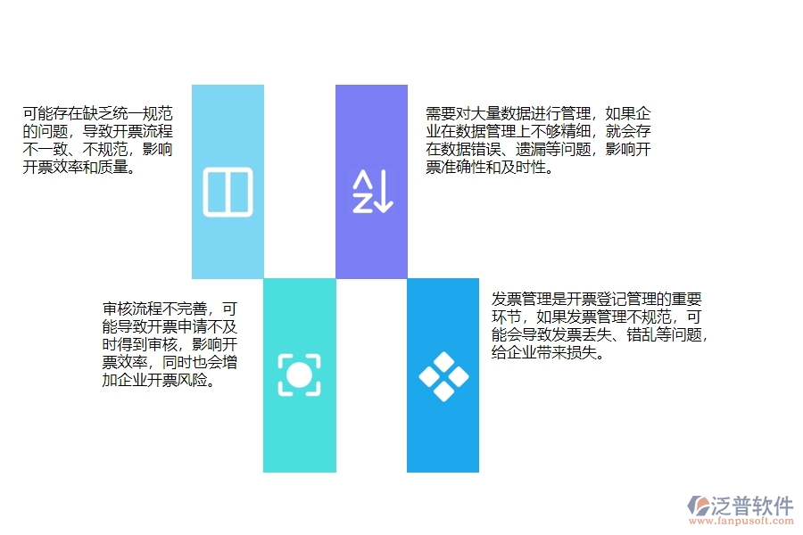 一、使用泛普軟件-幕墻工程系統(tǒng)前，企業(yè)在開票登記管理時(shí)的問(wèn)題