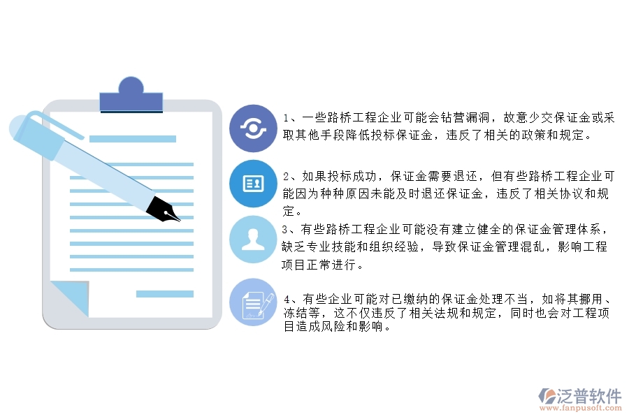國內(nèi)80%的路橋工程企業(yè)在投標保證金匯總表中普遍存在的問題