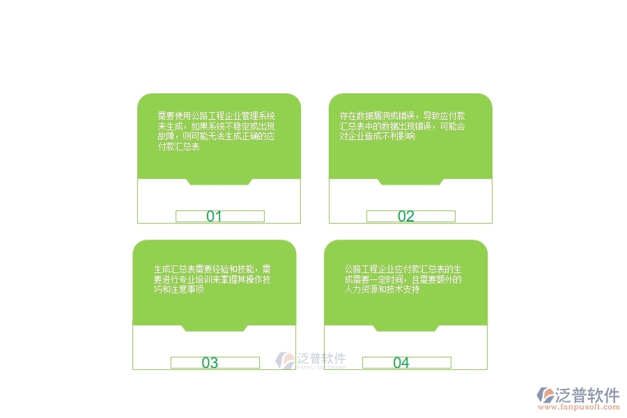 一、公路工程企業(yè)應(yīng)付款匯總表的不足之處