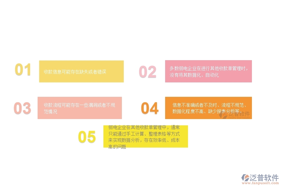 一、多數(shù)弱電企業(yè)在其他收款單列表管理中存在的問(wèn)題