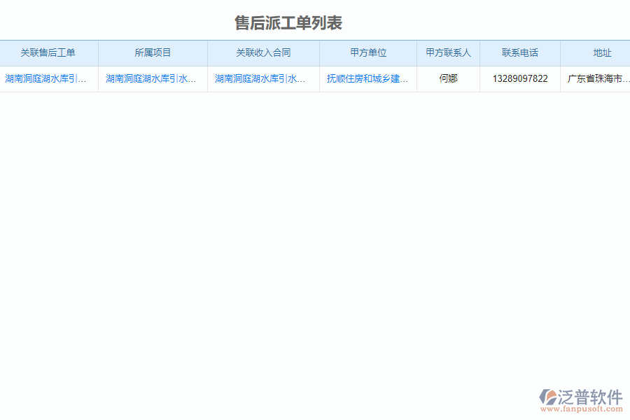 泛普軟件-的機(jī)電工程項目管理系統(tǒng)在客戶服務(wù)中心管理中的方案