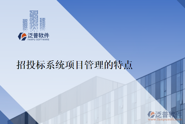 招投標(biāo)系統(tǒng)項(xiàng)目管理的特點(diǎn)