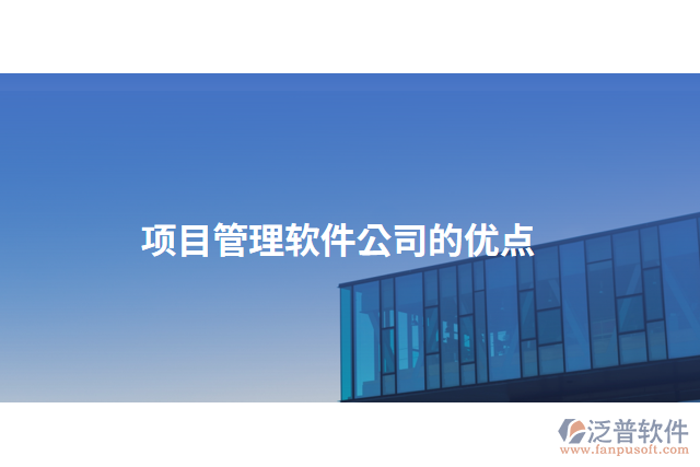 項目管理軟件公司的優(yōu)點(diǎn)