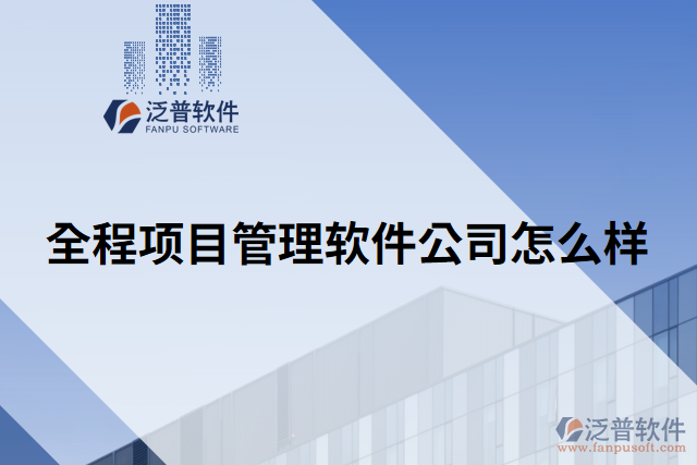全程項(xiàng)目管理軟件公司怎么樣