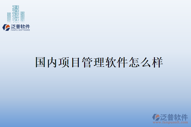 國內(nèi)項(xiàng)目管理軟件怎么樣