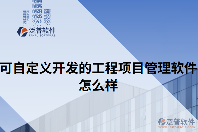 可自定義開發(fā)的工程項(xiàng)目管理軟件怎么樣
