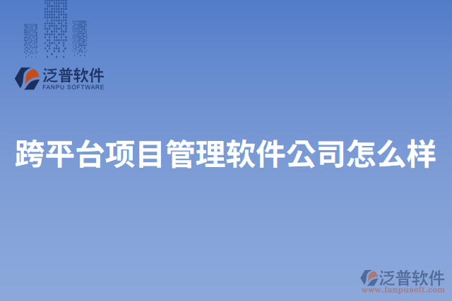 跨平臺項(xiàng)目管理軟件公司怎么樣