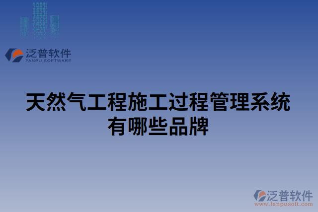 天然氣工程施工過程管理系統(tǒng)有哪些品牌