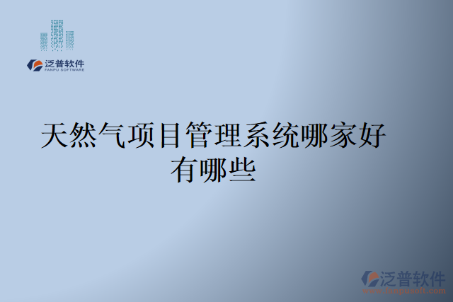 天然氣項(xiàng)目管理系統(tǒng)哪家好?有哪些