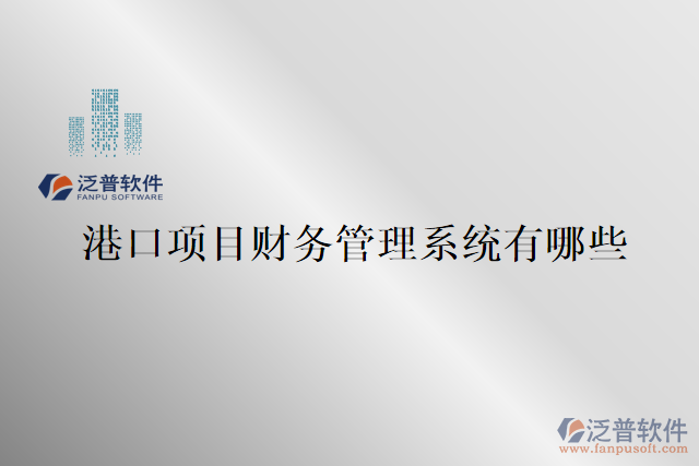港口項(xiàng)目財(cái)務(wù)管理系統(tǒng)有哪些