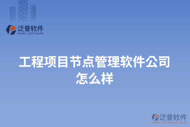 工程項目節(jié)點管理軟件公司怎么樣