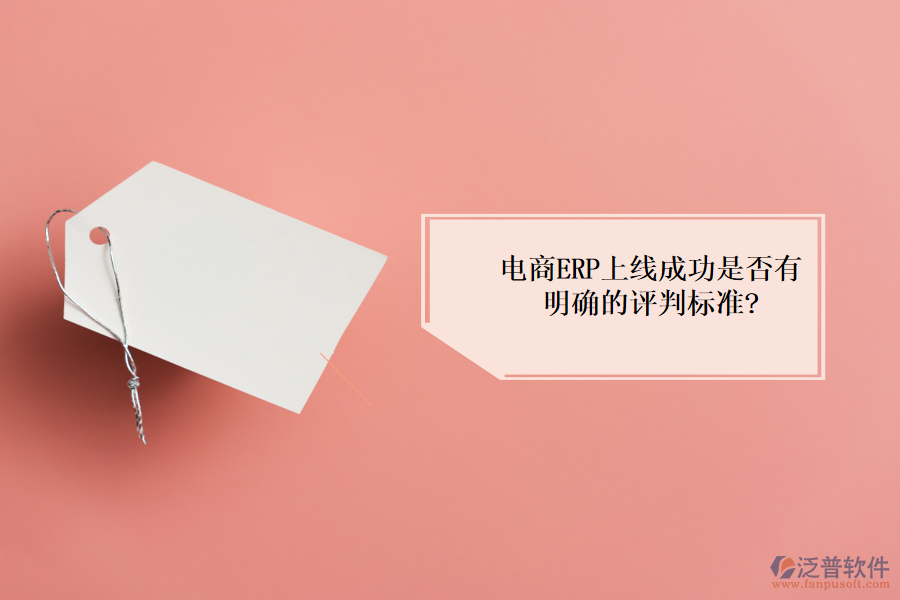 電商ERP上線成功是否有明確的評(píng)判標(biāo)準(zhǔn)?