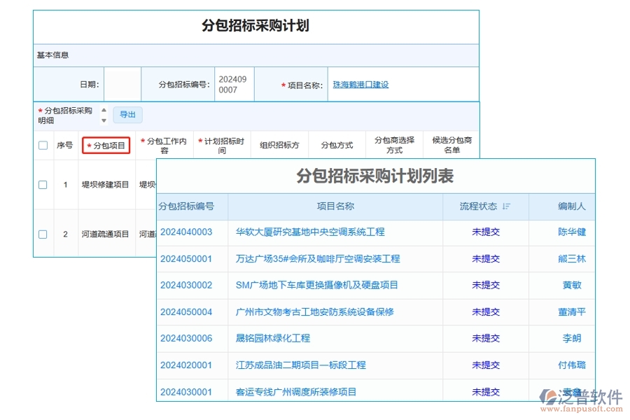 工程項(xiàng)目招標(biāo)管理系統(tǒng)智能引領(lǐng)未來(lái)：打造高效、精準(zhǔn)的分包項(xiàng)目計(jì)價(jià)管理招標(biāo)采購(gòu)計(jì)劃