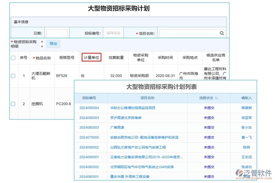 揭秘工程招標項目信息管理系統(tǒng)：打造精準高效的物資招標采購計劃，計算單位編制依據(jù)全解析