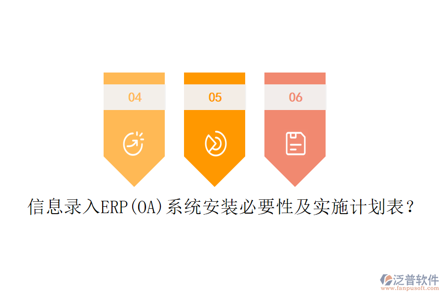 信息錄入ERP(OA)系統(tǒng)安裝必要性及實施計劃表？