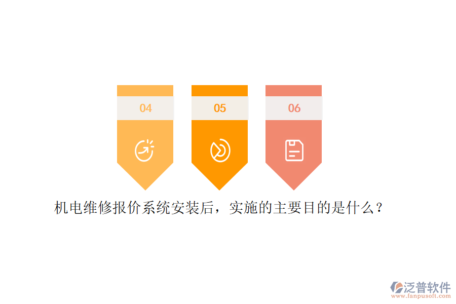 機(jī)電維修報價系統(tǒng)安裝后，實施的主要目的是什么？