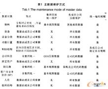 集團(tuán)型企業(yè)重慶erp數(shù)據(jù)維護(hù)模式分析與研究
